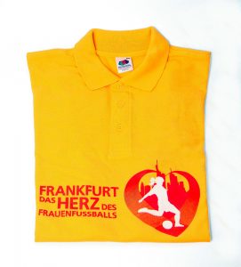 Poloshirt - Frankfurt, das Herz des Frauenfußballs