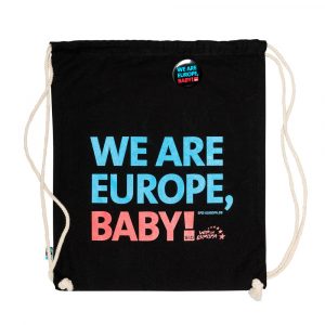S&D - Baumwolltasche Schwarz mit "Wir in Europa"