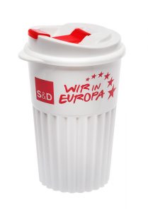 S&D - Trinkbecher mit "Wir in Europa"